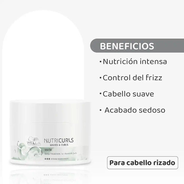 Mascarilla Nutricurls Wella 150 ml
