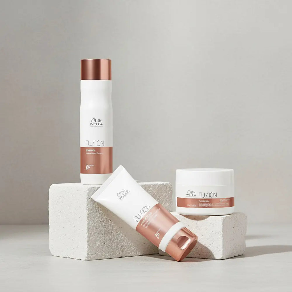 Wella Fusion Kit - Shampoo/Acondicionador/Mascarilla